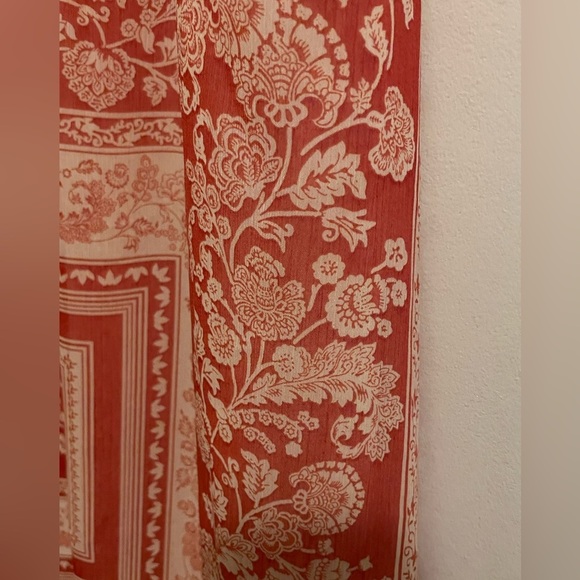 Zara Printed Crochet Fringe Boho Maxi Dress Size Extra Small - Picture 10 of 15